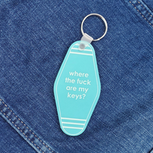 Load image into Gallery viewer, Where are my keys keychain
